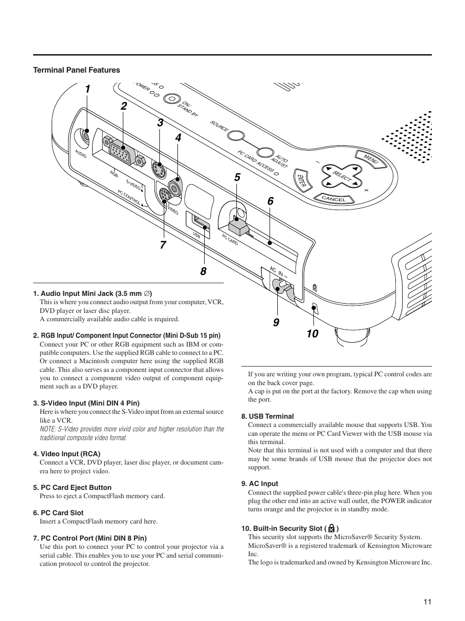 Integra DLV-100 User Manual | Page 11 / 52