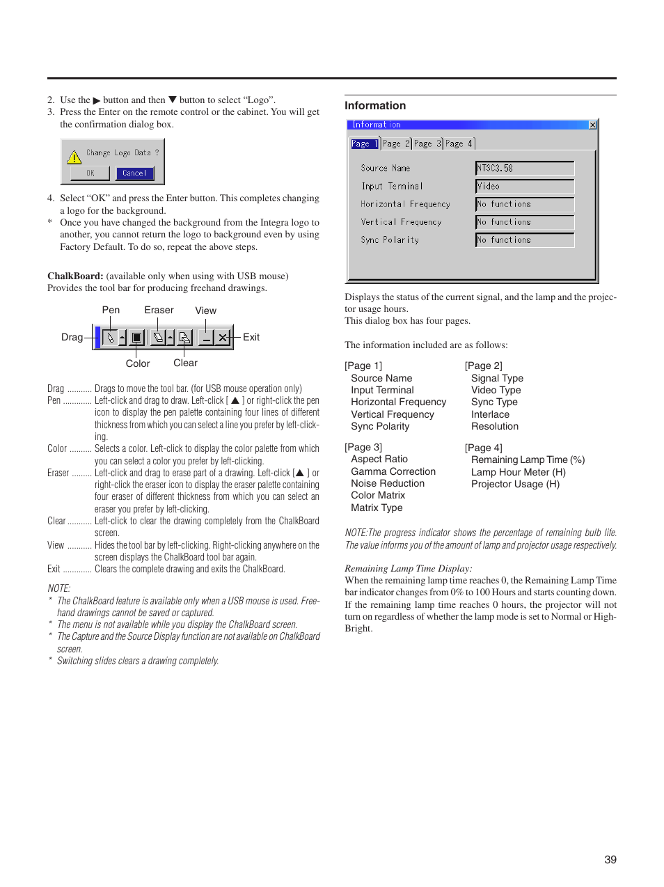 Integra DLV-100 User Manual | Page 39 / 52