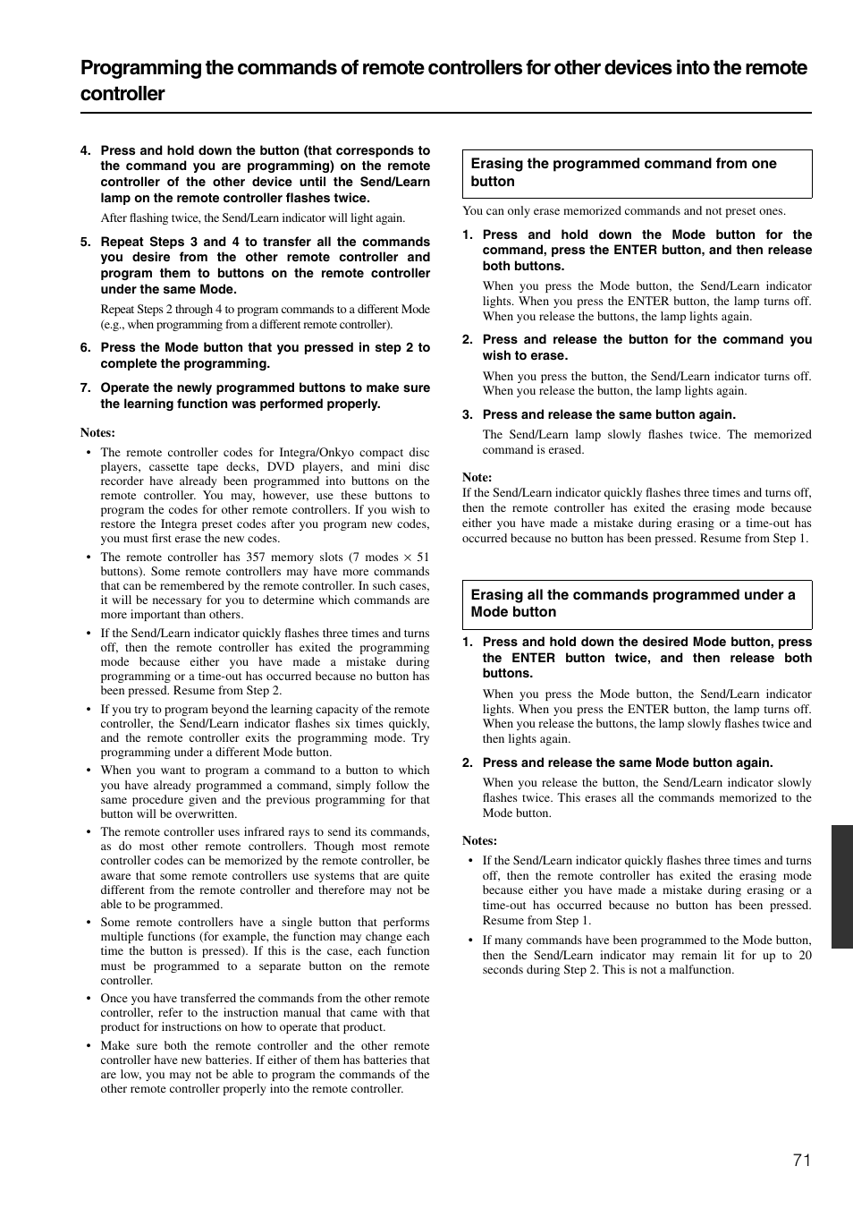 Integra DTR-6.4/5.4 User Manual | Page 71 / 80