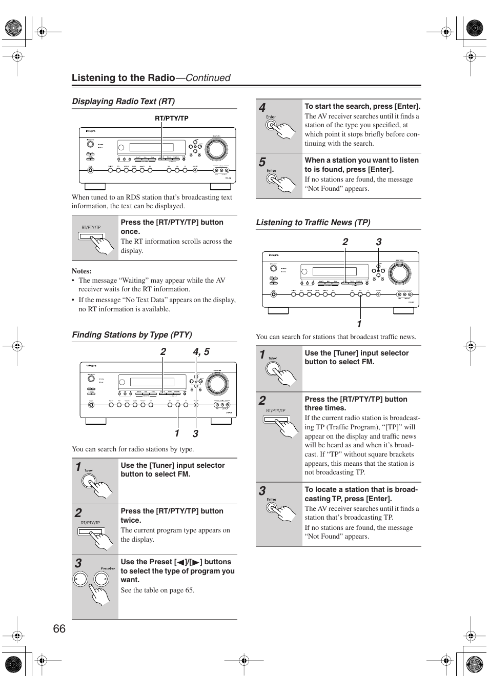 Integra DTR-5.9 User Manual | Page 66 / 116