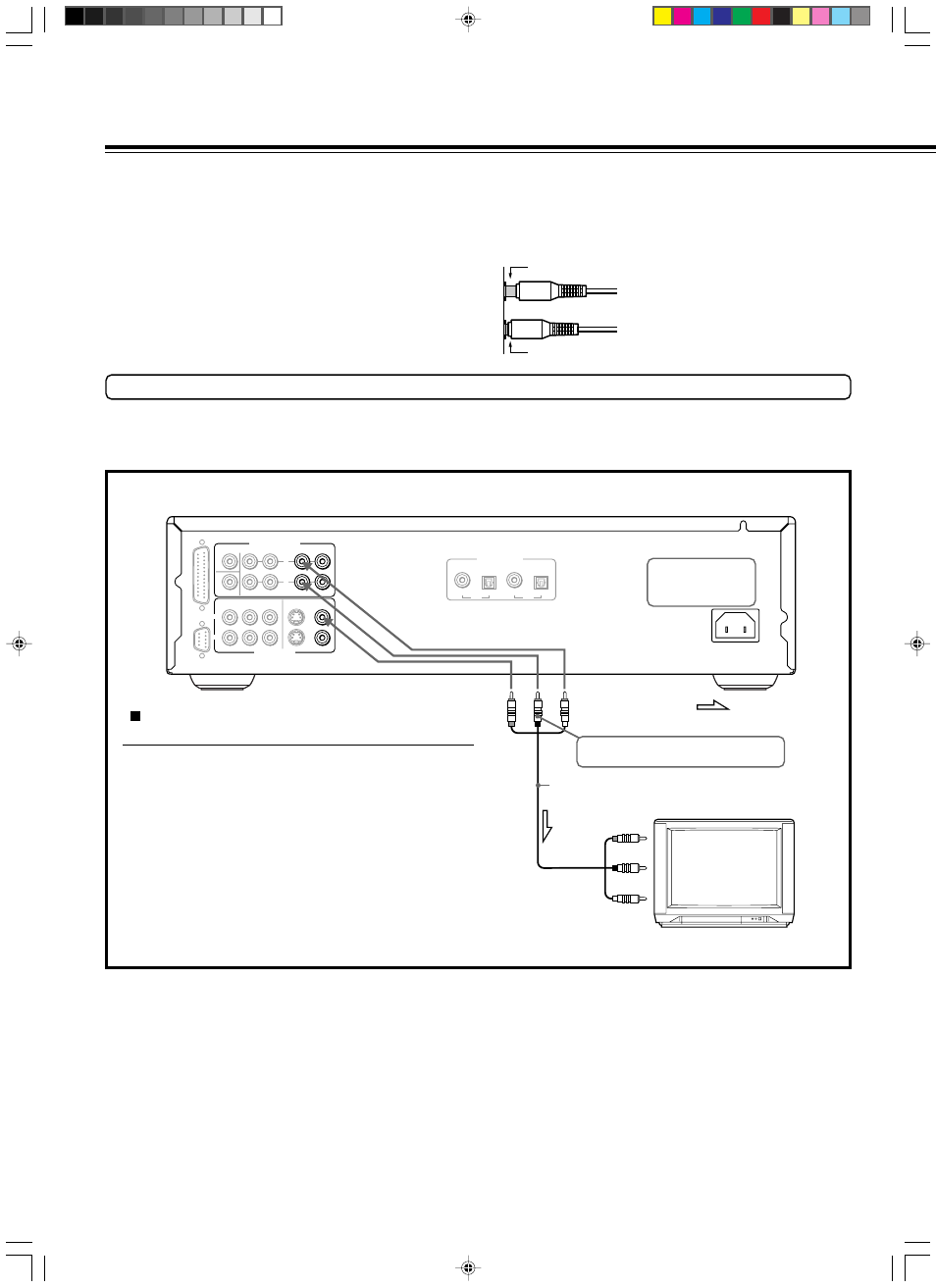 Making connections, Connections to a tv, Using the supplied audio/video connection cable | Before connecting | Integra DPS-9.1 User Manual | Page 10 / 64