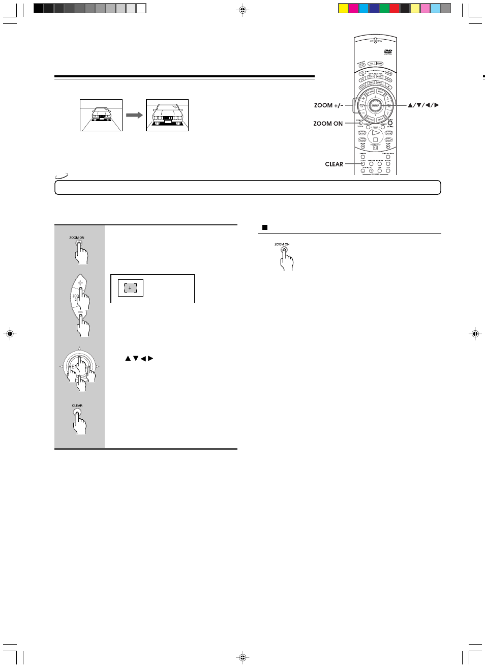 Zooming a picture, Zooming a picture and shifting the zoom point | Integra DPS-9.1 User Manual | Page 30 / 64