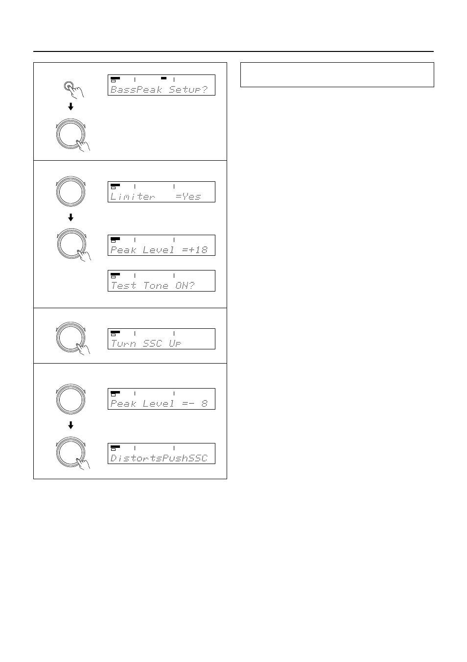 Setting the speaker level | Integra DTR-7 User Manual | Page 22 / 64