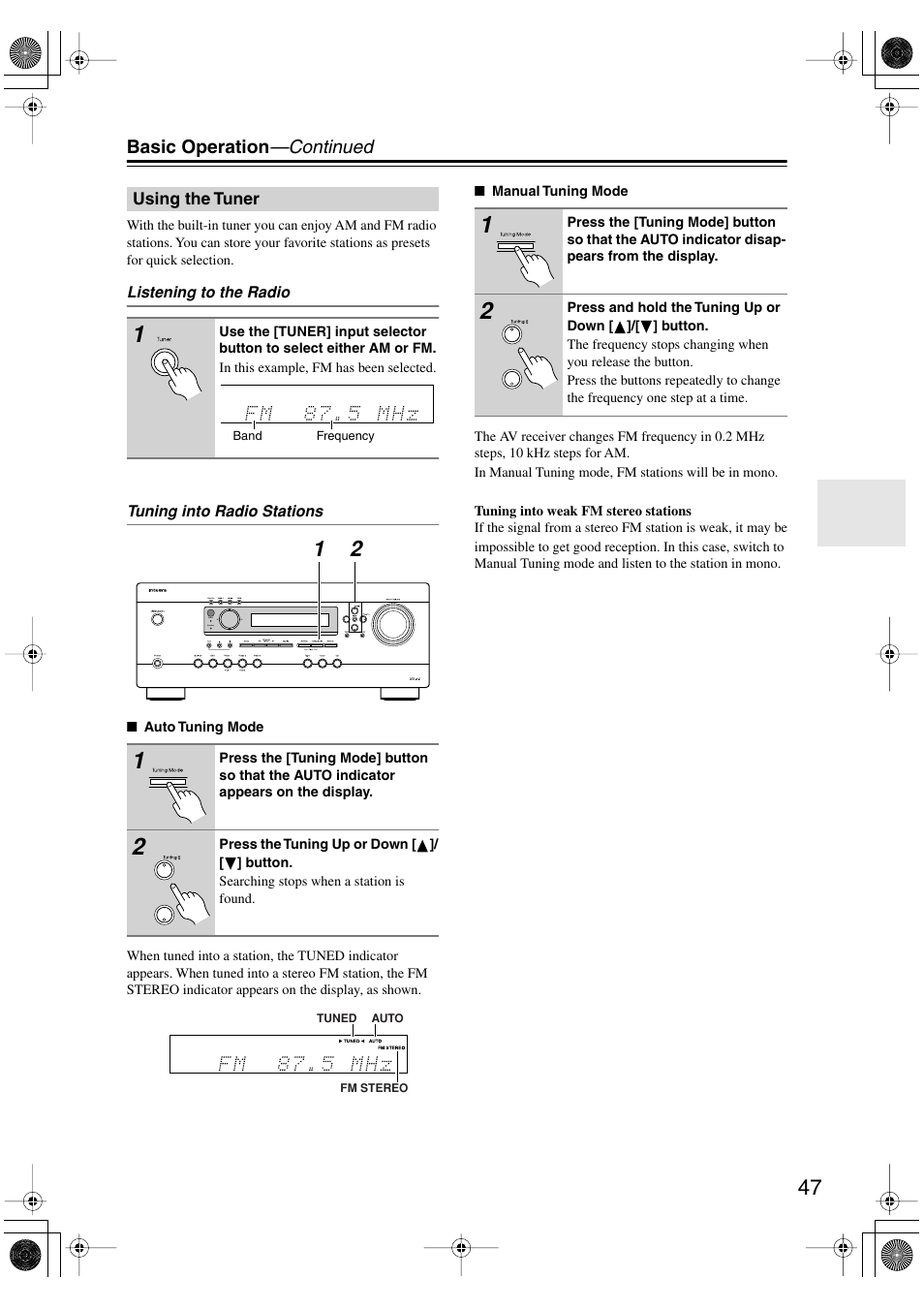 Integra DTR-4.5 User Manual | Page 47 / 84