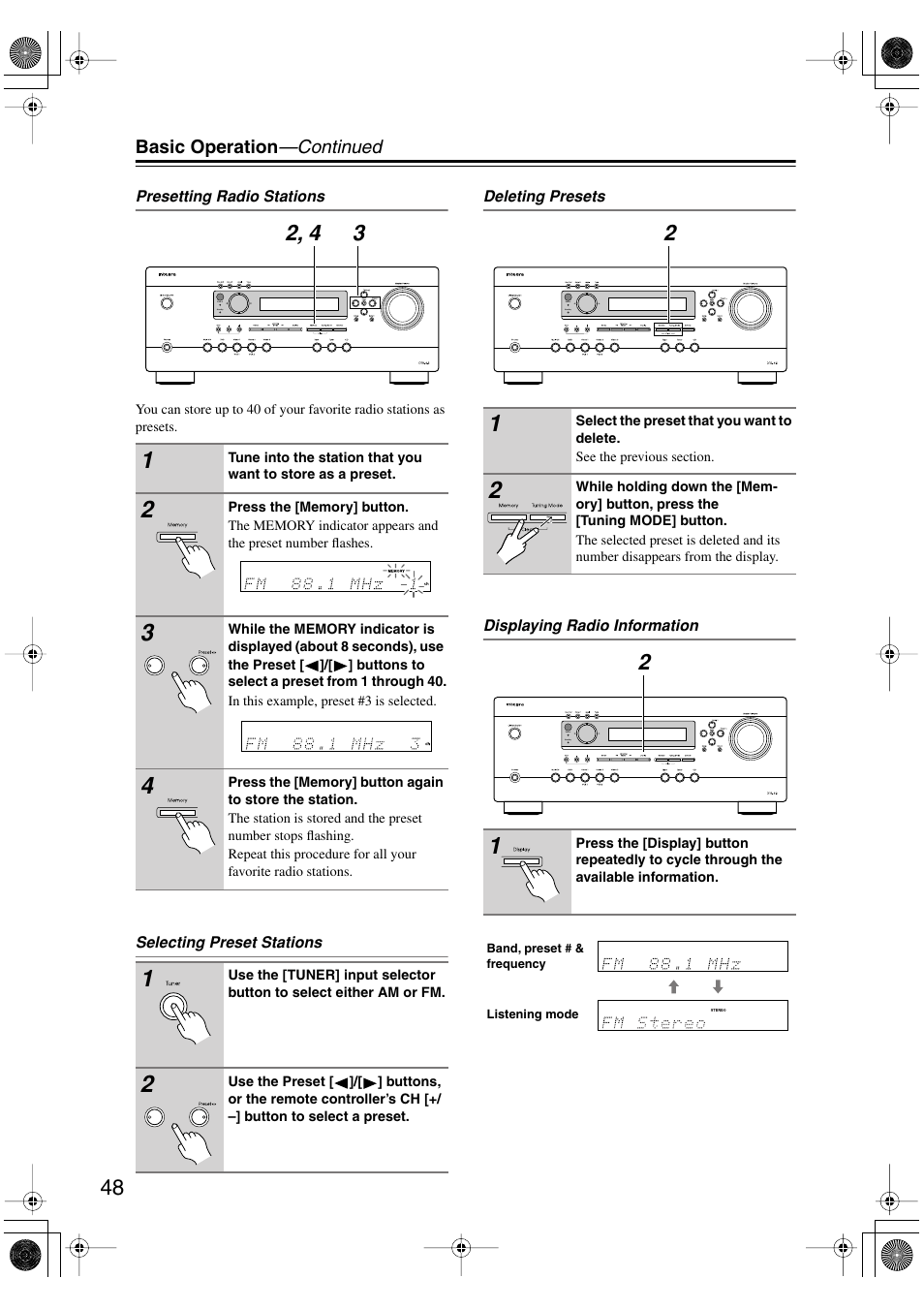 Integra DTR-4.5 User Manual | Page 48 / 84