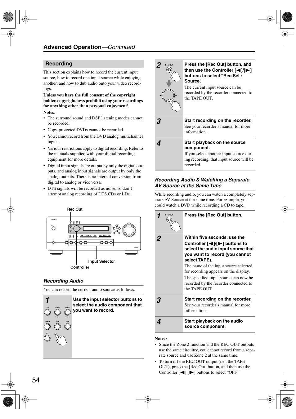 Integra DTR-4.5 User Manual | Page 54 / 84