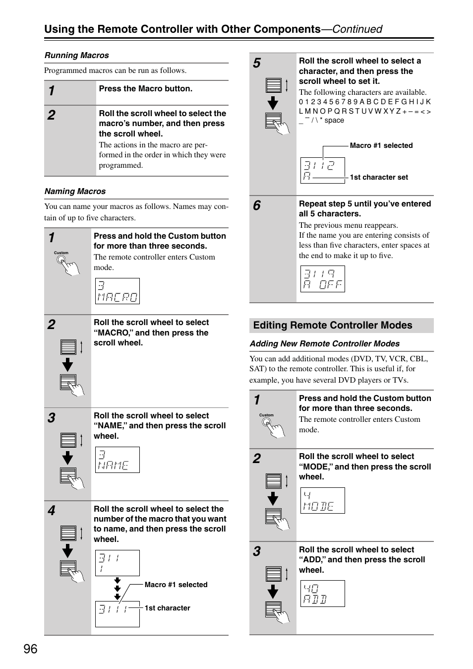 Integra DTR-7.4 User Manual | Page 96 / 104