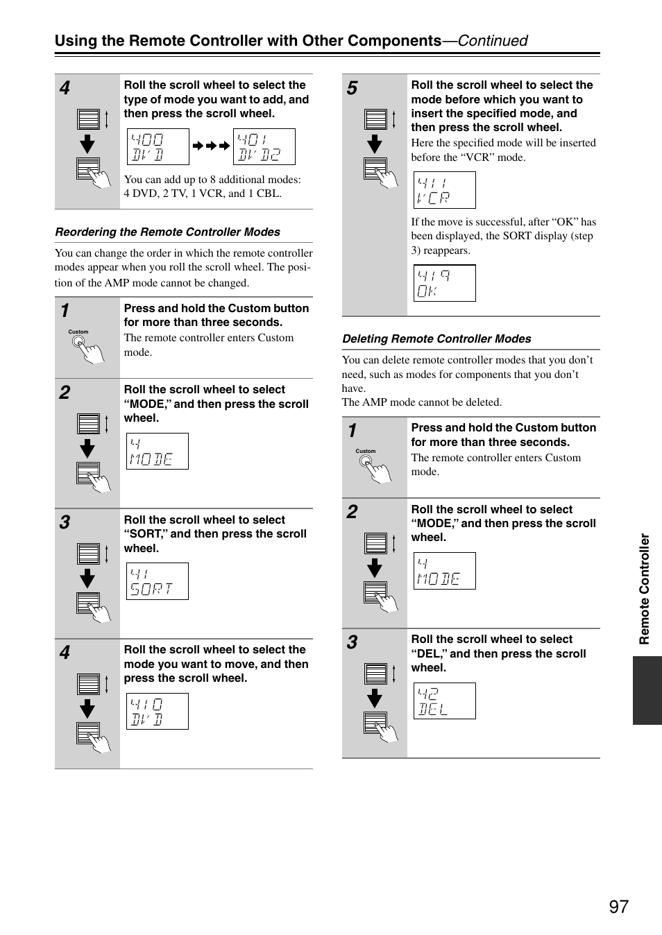 Integra DTR-7.4 User Manual | Page 97 / 104