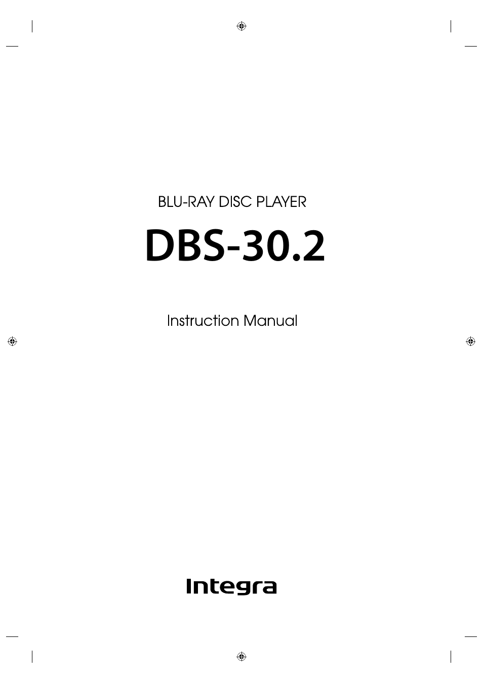 Integra E5SF1UD User Manual | 64 pages