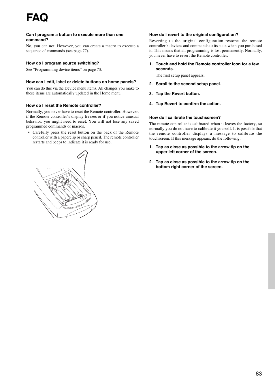 Integra DTR-8.2 User Manual | Page 83 / 88