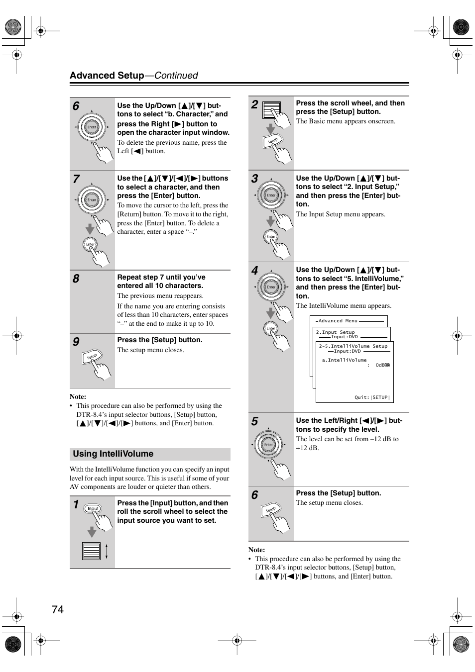 Integra DTR-8.4 User Manual | Page 74 / 109