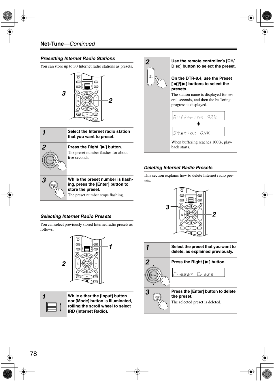Integra DTR-8.4 User Manual | Page 78 / 109
