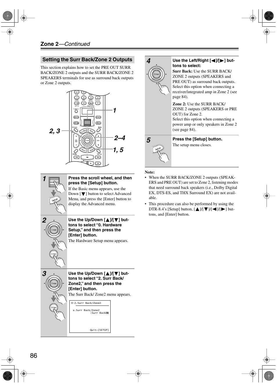 Integra DTR-8.4 User Manual | Page 86 / 109