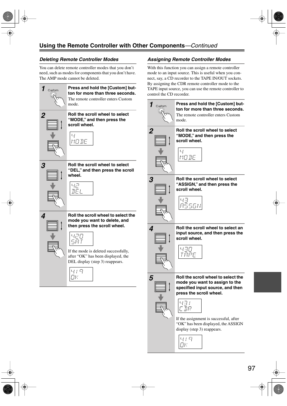 Integra DTR-8.4 User Manual | Page 97 / 109