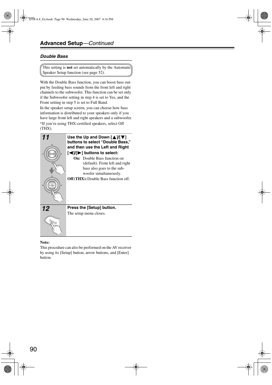 Integra DTR-6.8 User Manual | Page 90 / 126