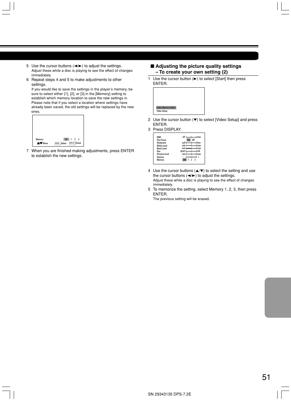 Integra DPS-7.2 User Manual | Page 51 / 68