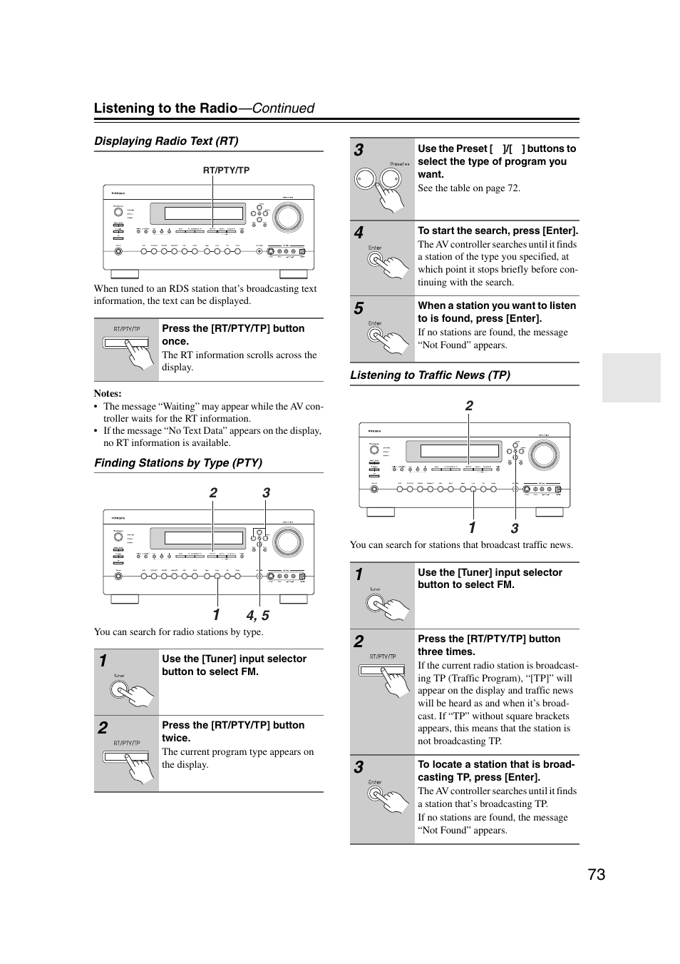 Integra DHC-9.9 User Manual | Page 73 / 148