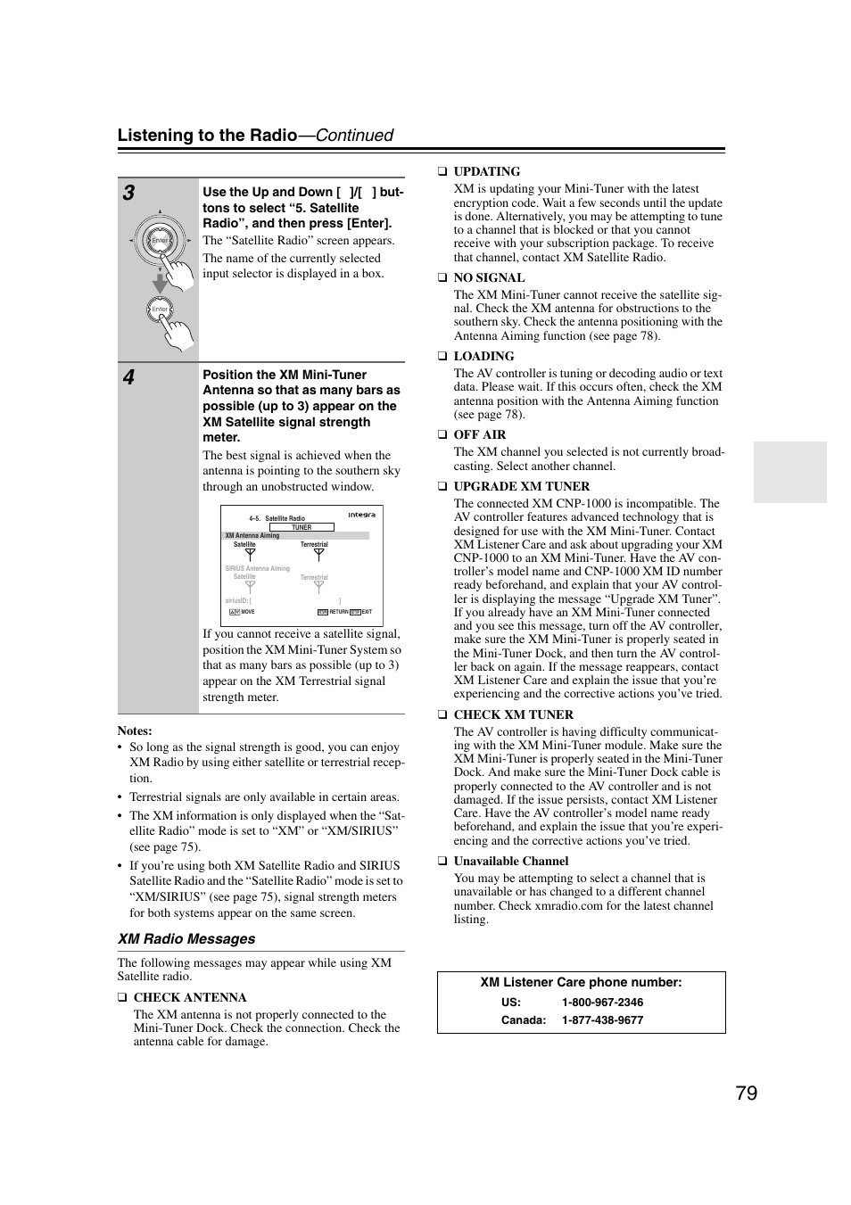 Listening to the radio —continued | Integra DHC-9.9 User Manual | Page 79 / 148