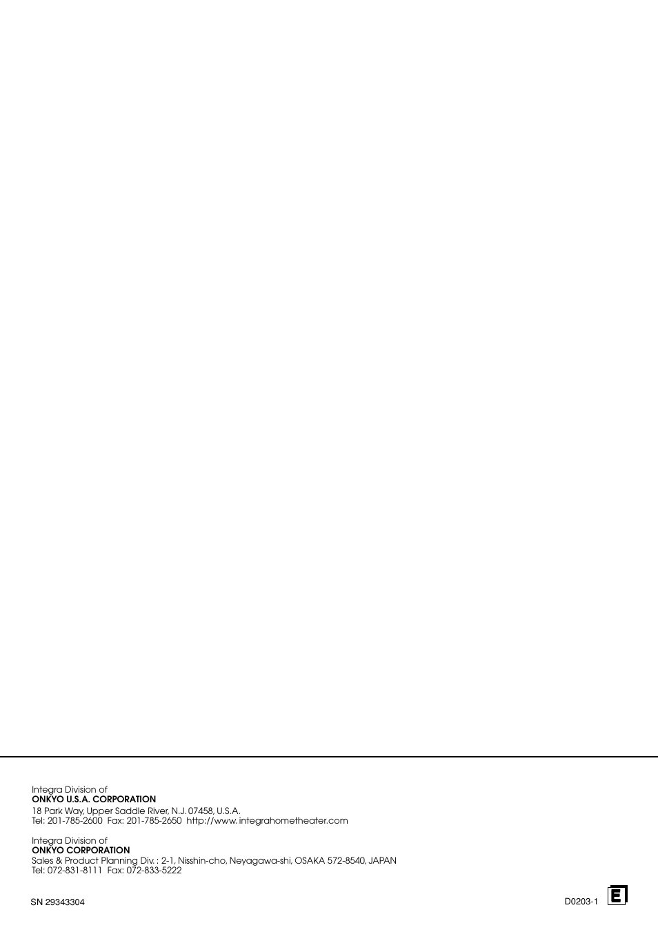 Integra DTR-5.3 User Manual | Page 80 / 80