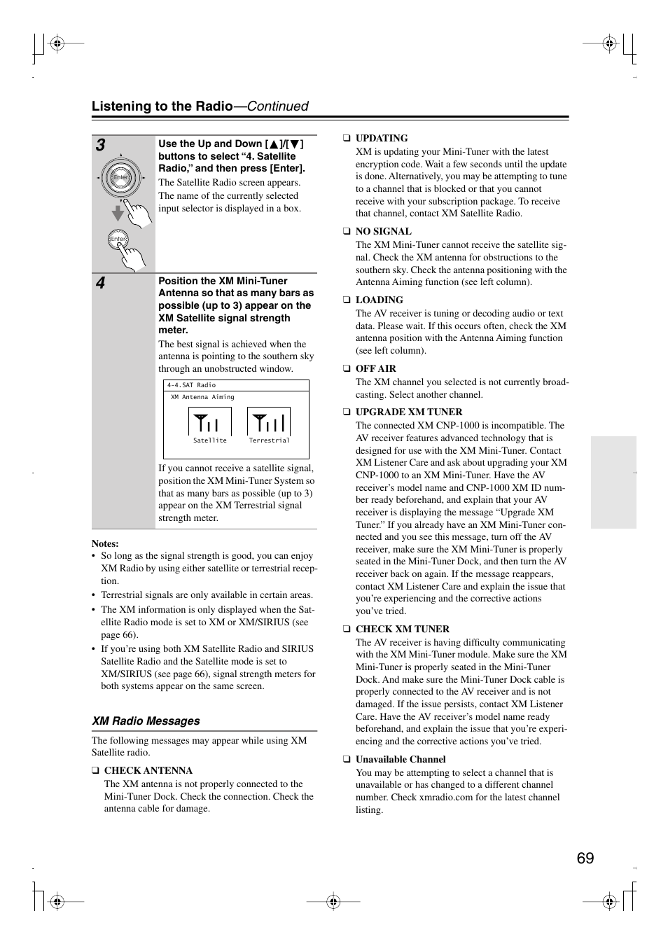 Listening to the radio —continued | Integra DTR-7.8 User Manual | Page 69 / 128