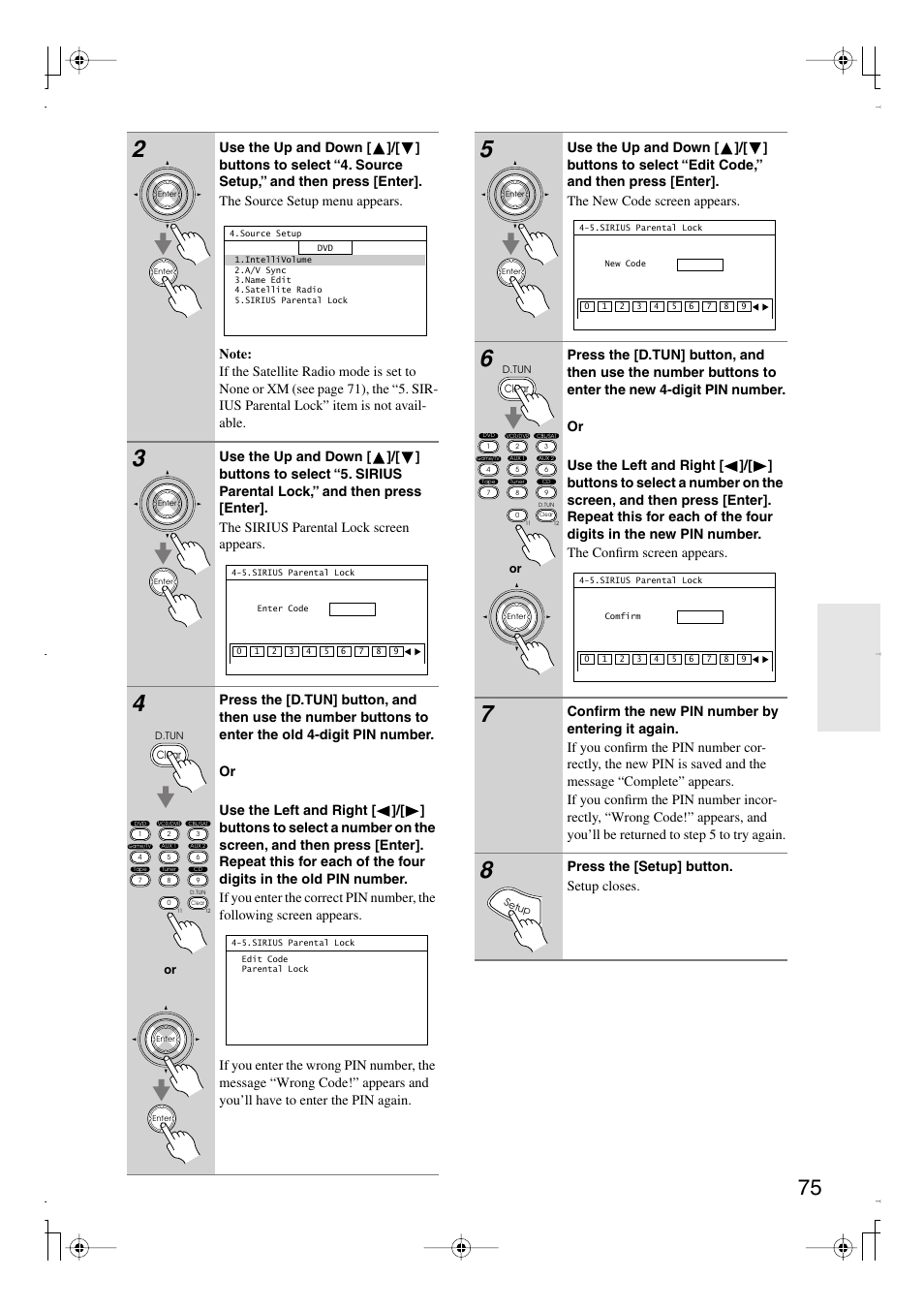Integra DTR-7.8 User Manual | Page 75 / 128