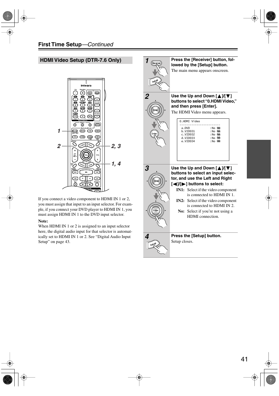 Integra DTR-7.6/6.6 User Manual | Page 41 / 96
