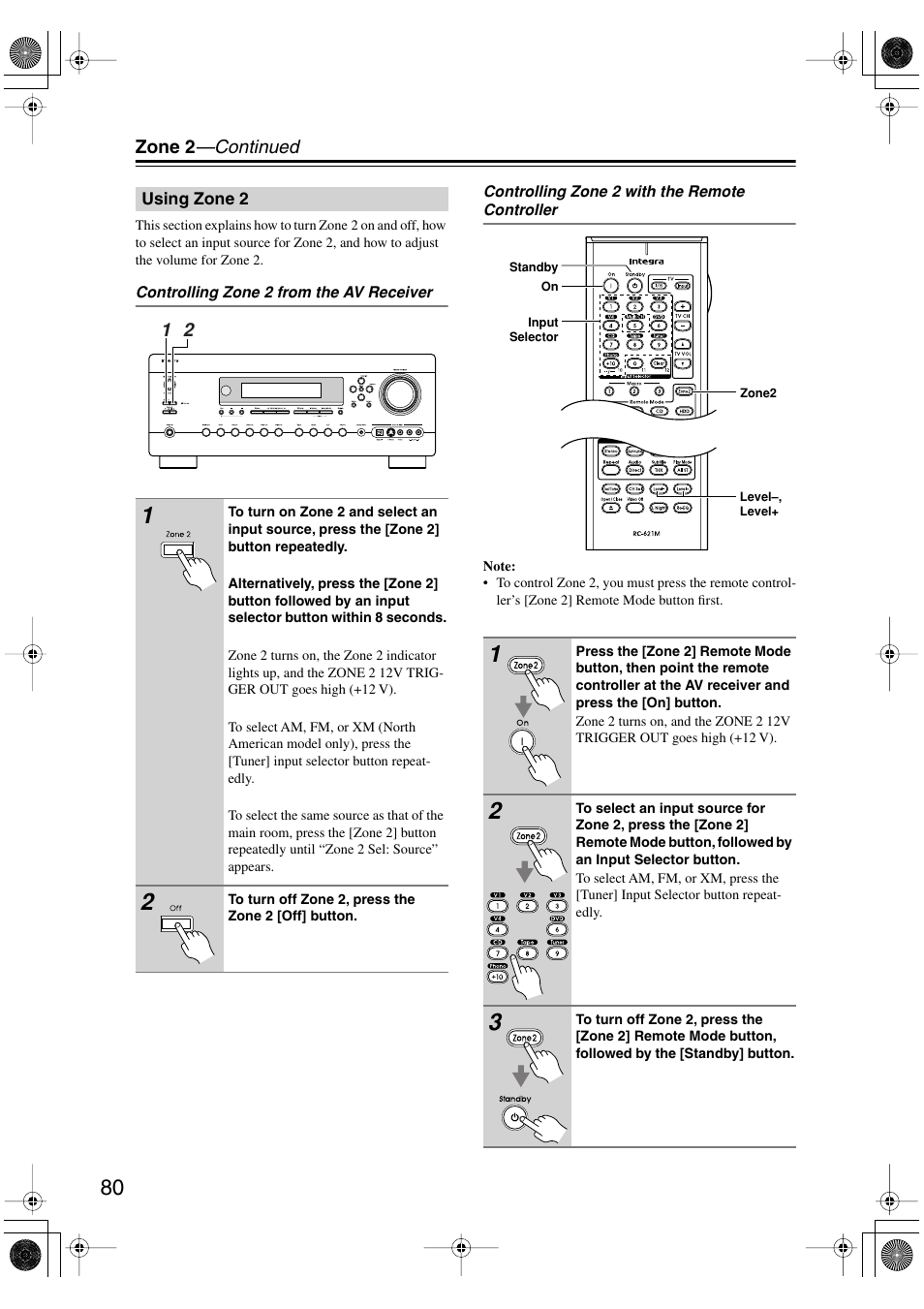 Integra DTR-7.6/6.6 User Manual | Page 80 / 96