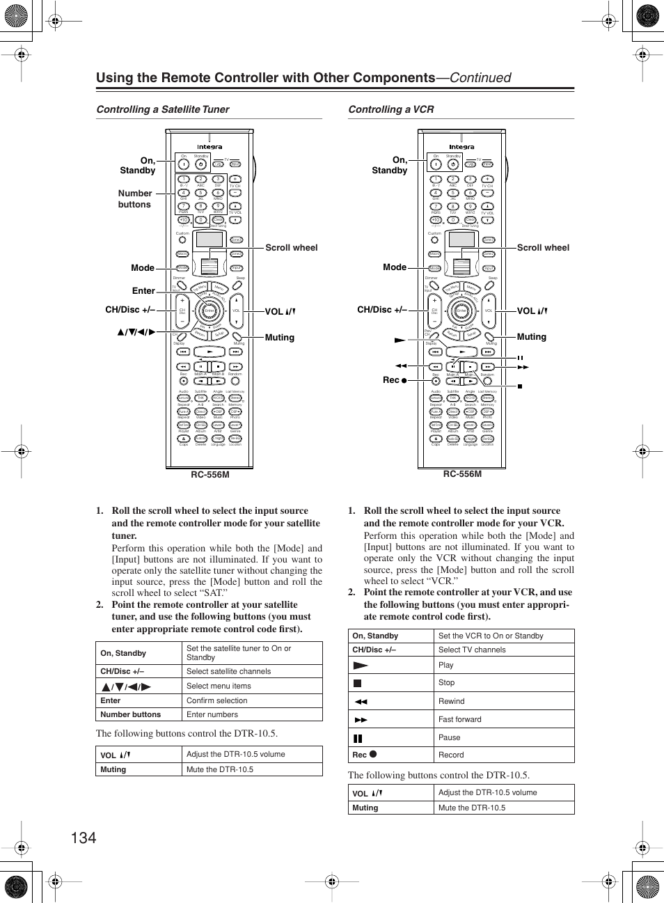 Integra DTR-10.5 User Manual | Page 134 / 152