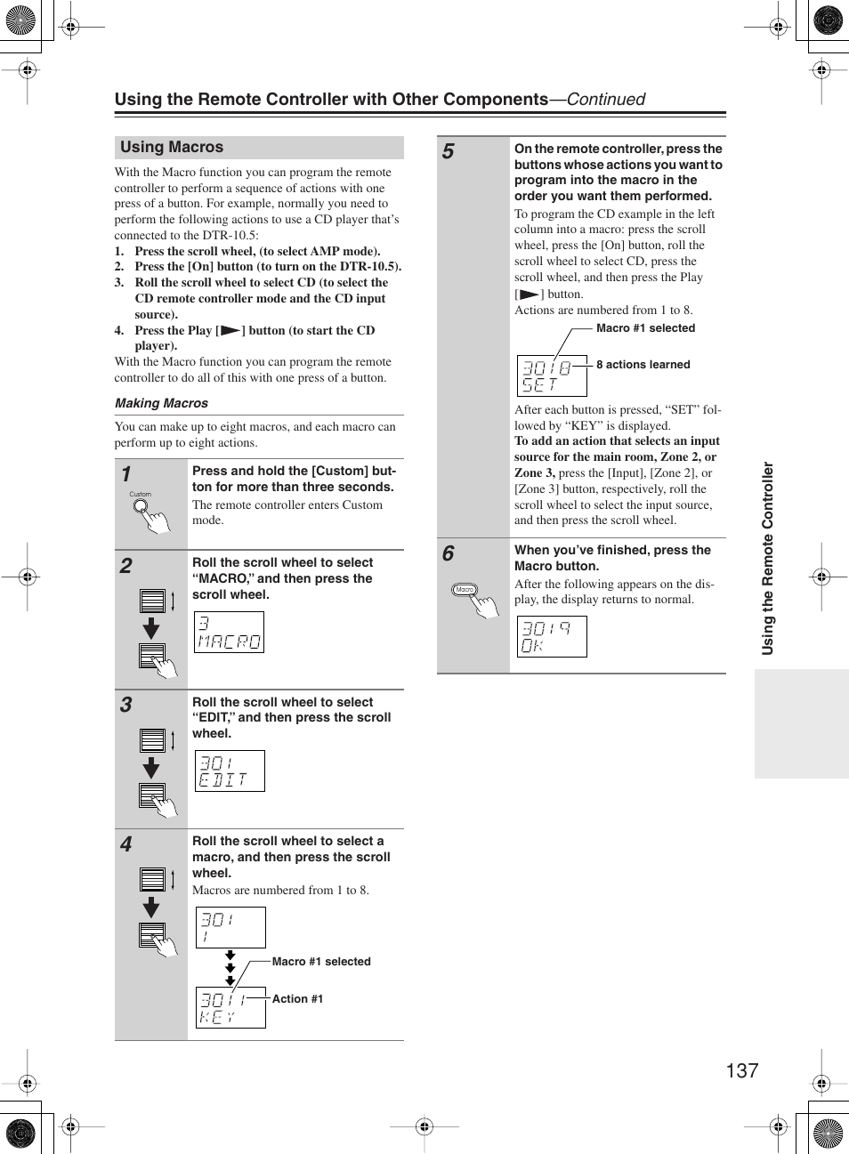 Integra DTR-10.5 User Manual | Page 137 / 152