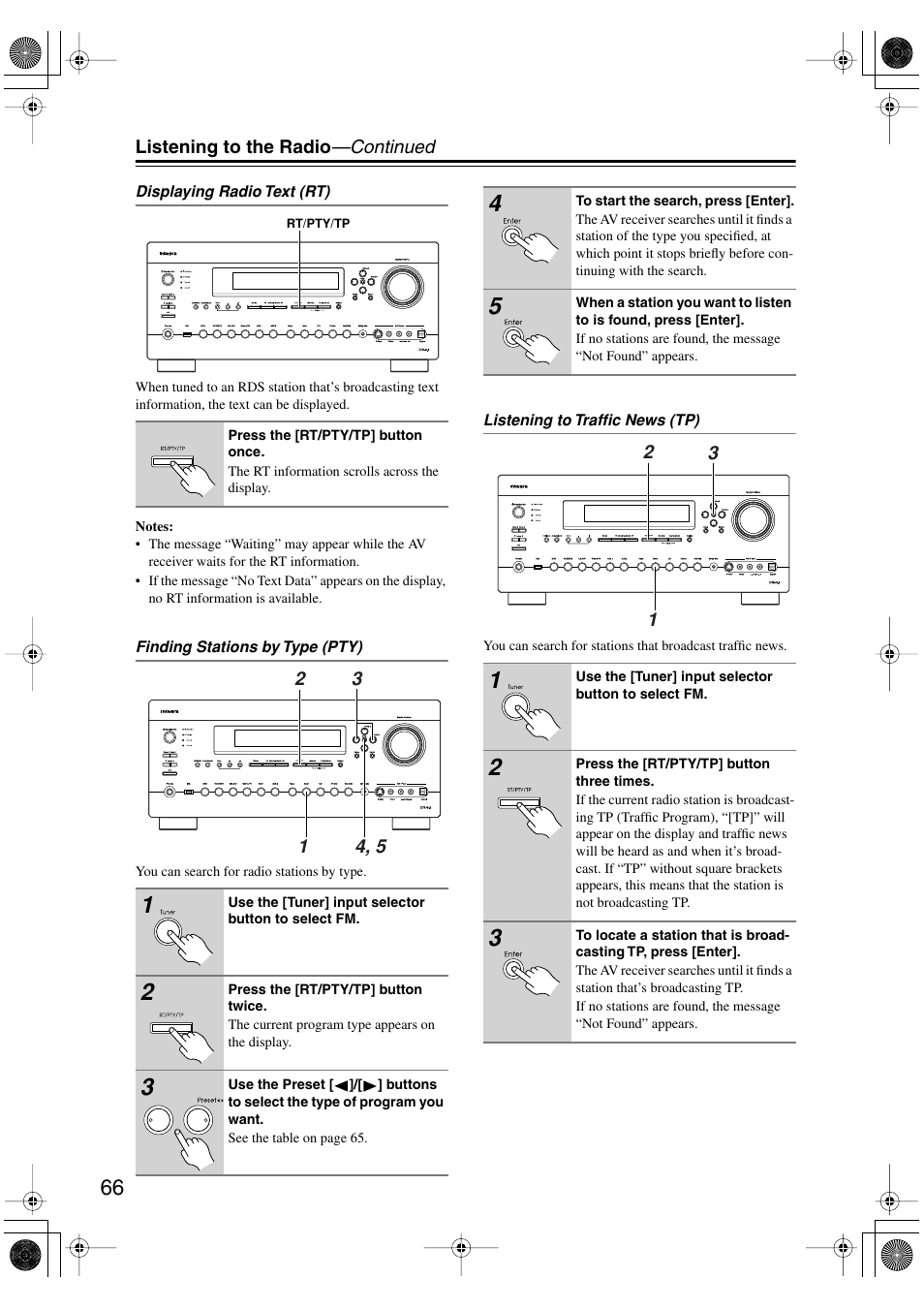 Utton (66 | Integra DTR-8.8 User Manual | Page 66 / 144