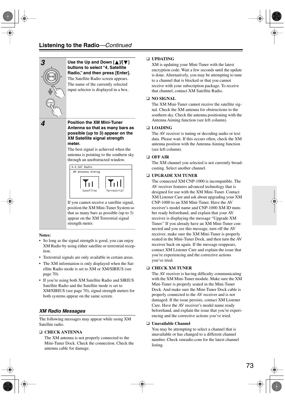 Listening to the radio —continued | Integra DTR-8.8 User Manual | Page 73 / 144