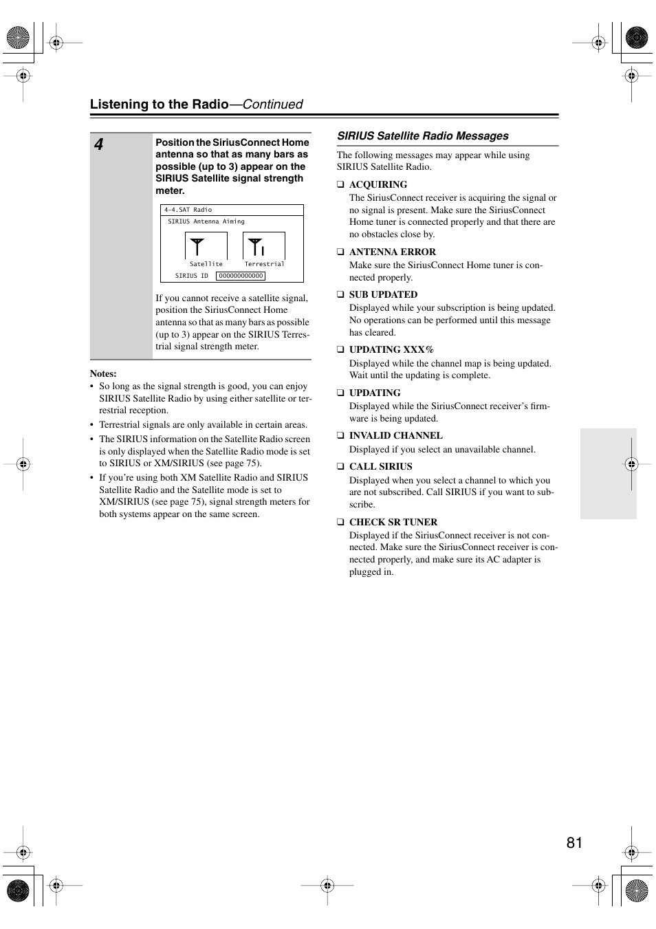 Listening to the radio —continued | Integra DTR-8.8 User Manual | Page 81 / 144