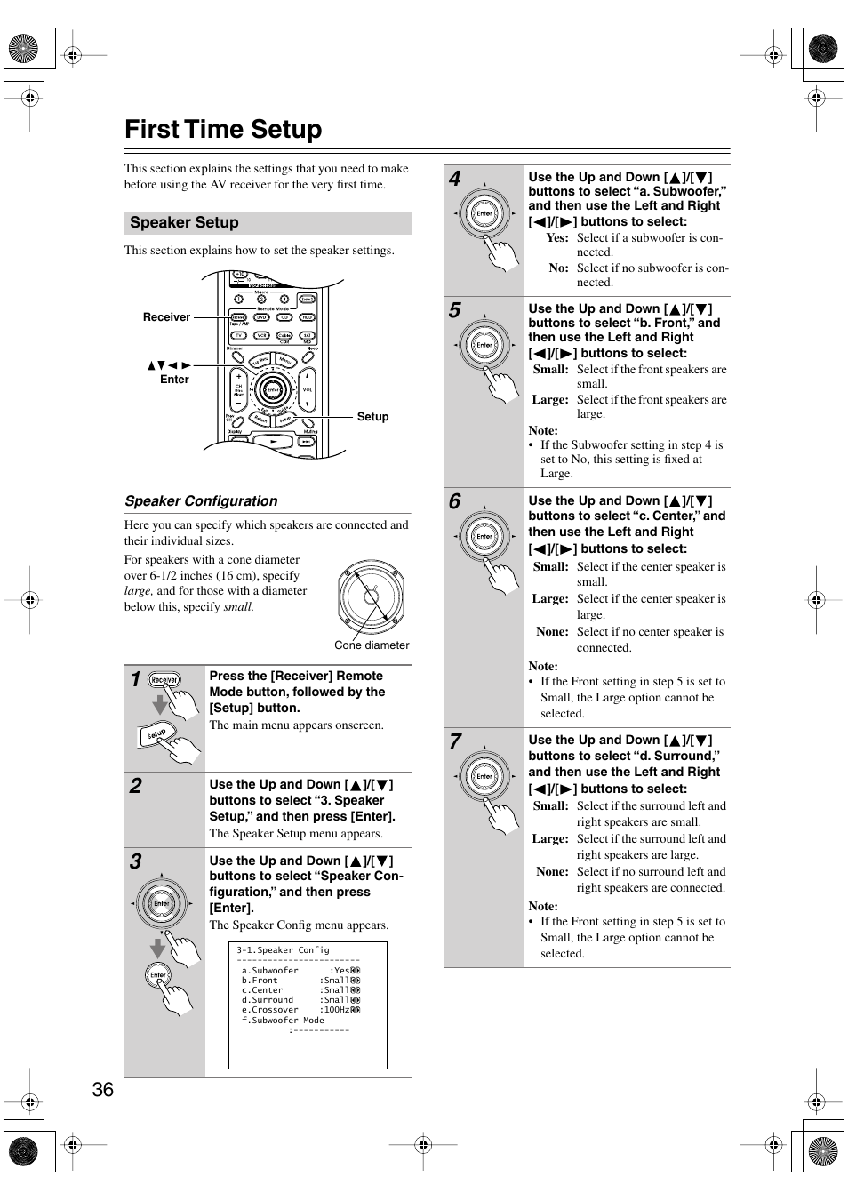 First time setup | Integra DTR-4.6 User Manual | Page 36 / 80