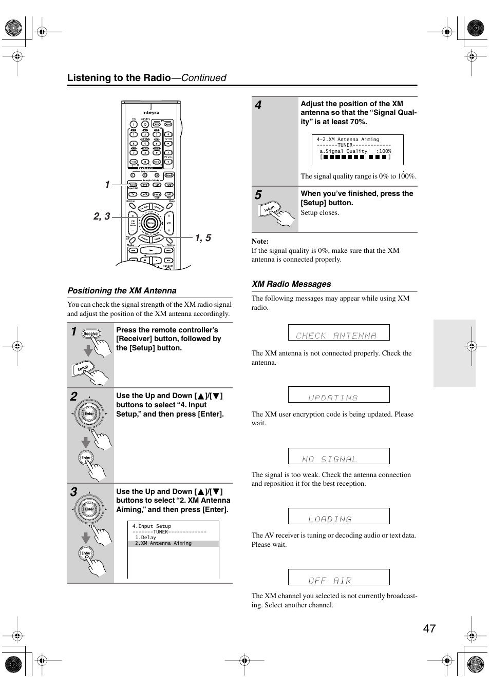 Integra DTR-4.6 User Manual | Page 47 / 80