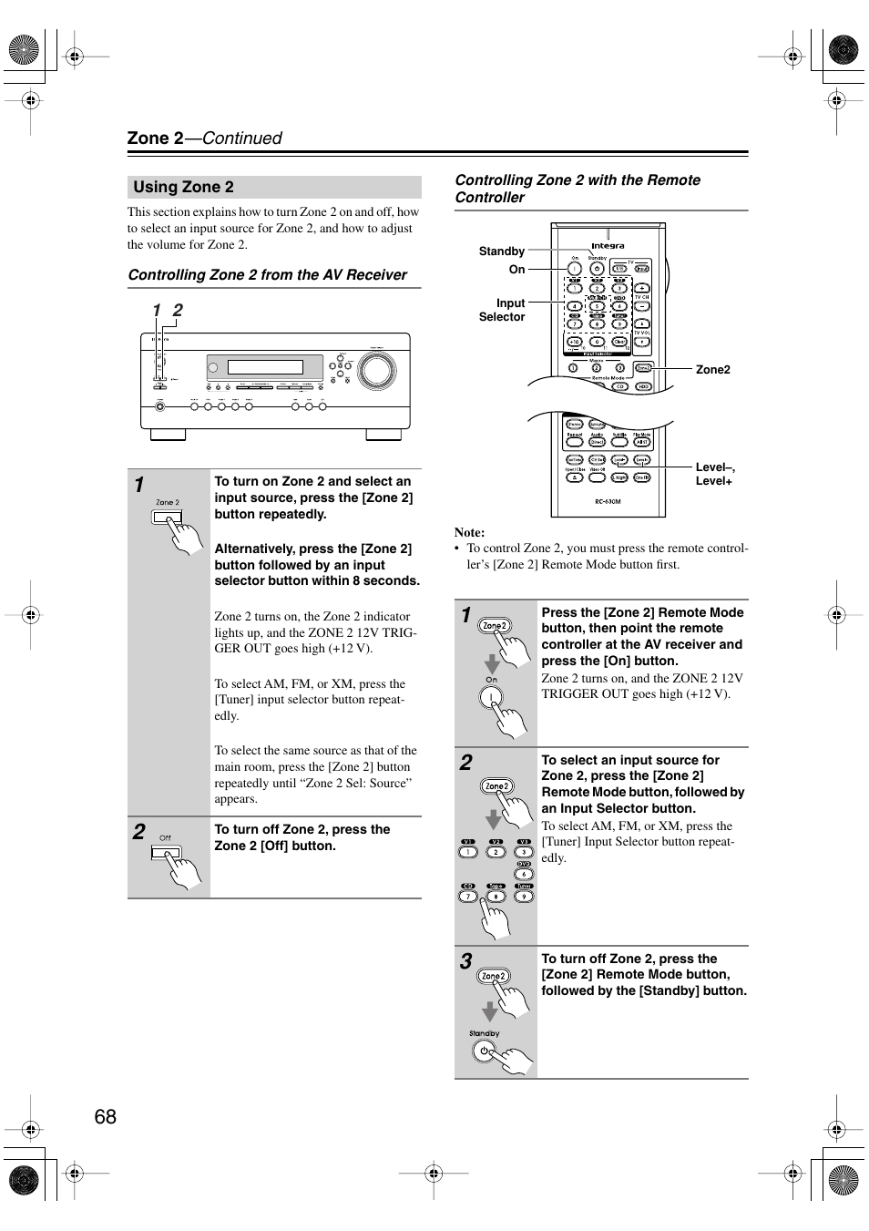 Integra DTR-4.6 User Manual | Page 68 / 80