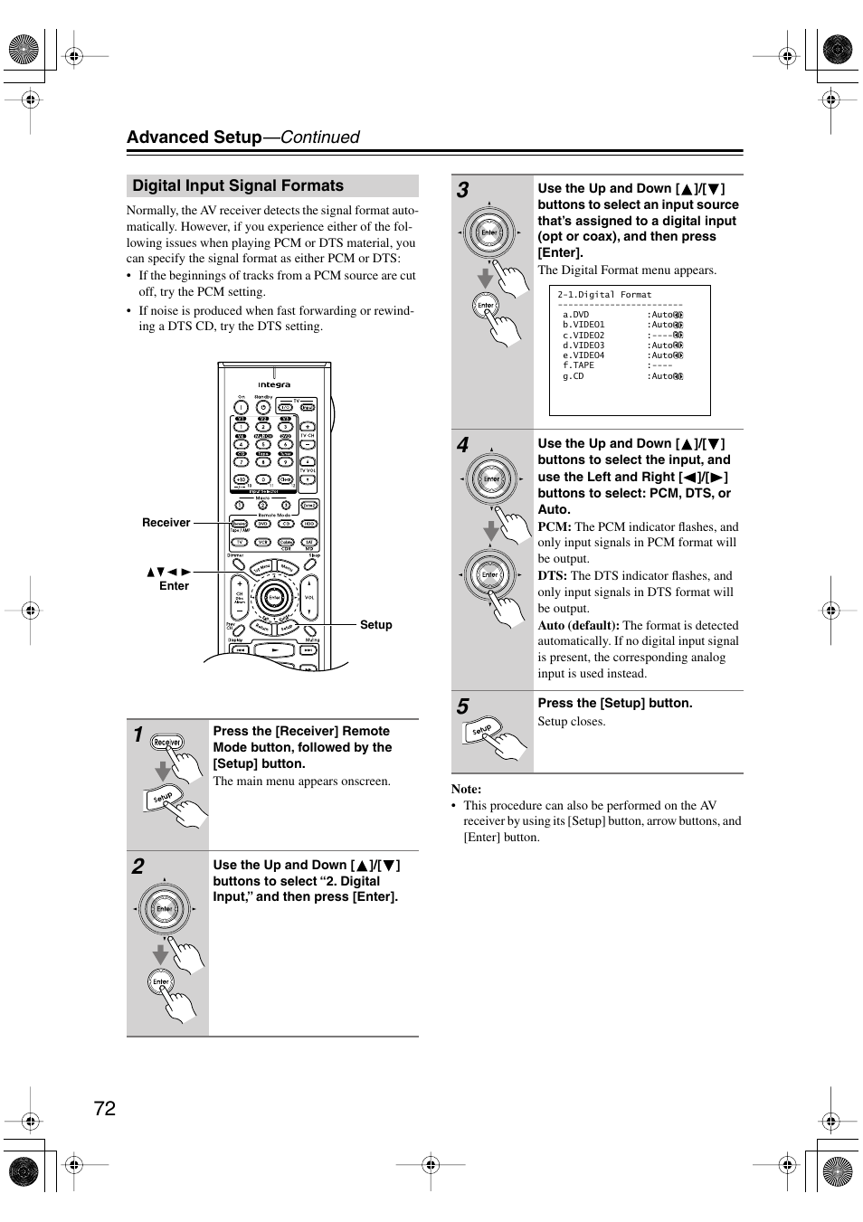 Integra DTR-5.6 User Manual | Page 72 / 88