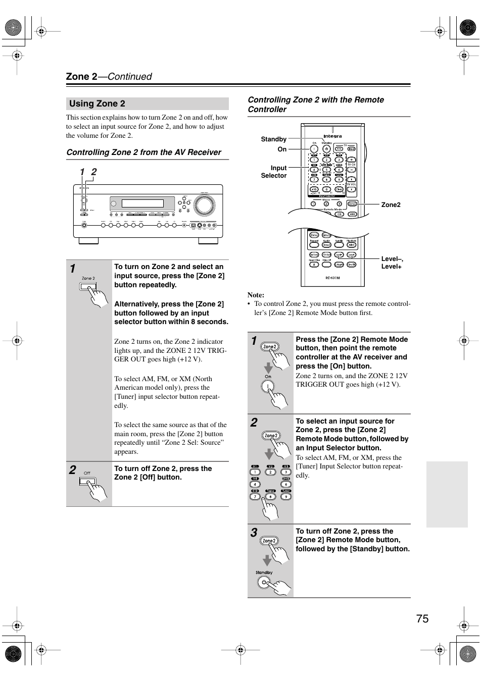 Integra DTR-5.6 User Manual | Page 75 / 88