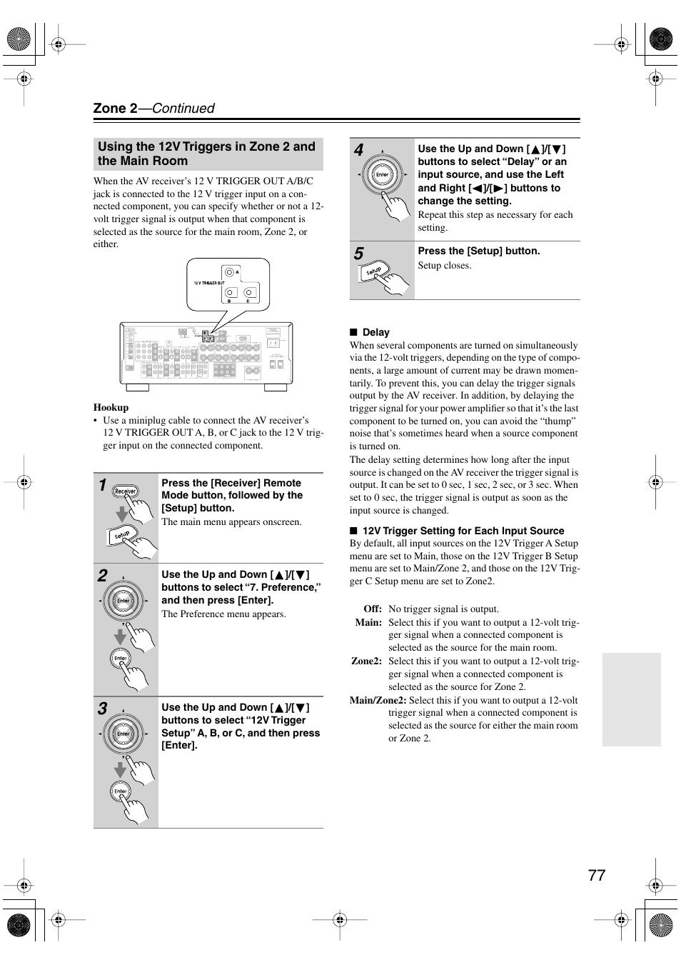 Integra DTR-5.6 User Manual | Page 77 / 88