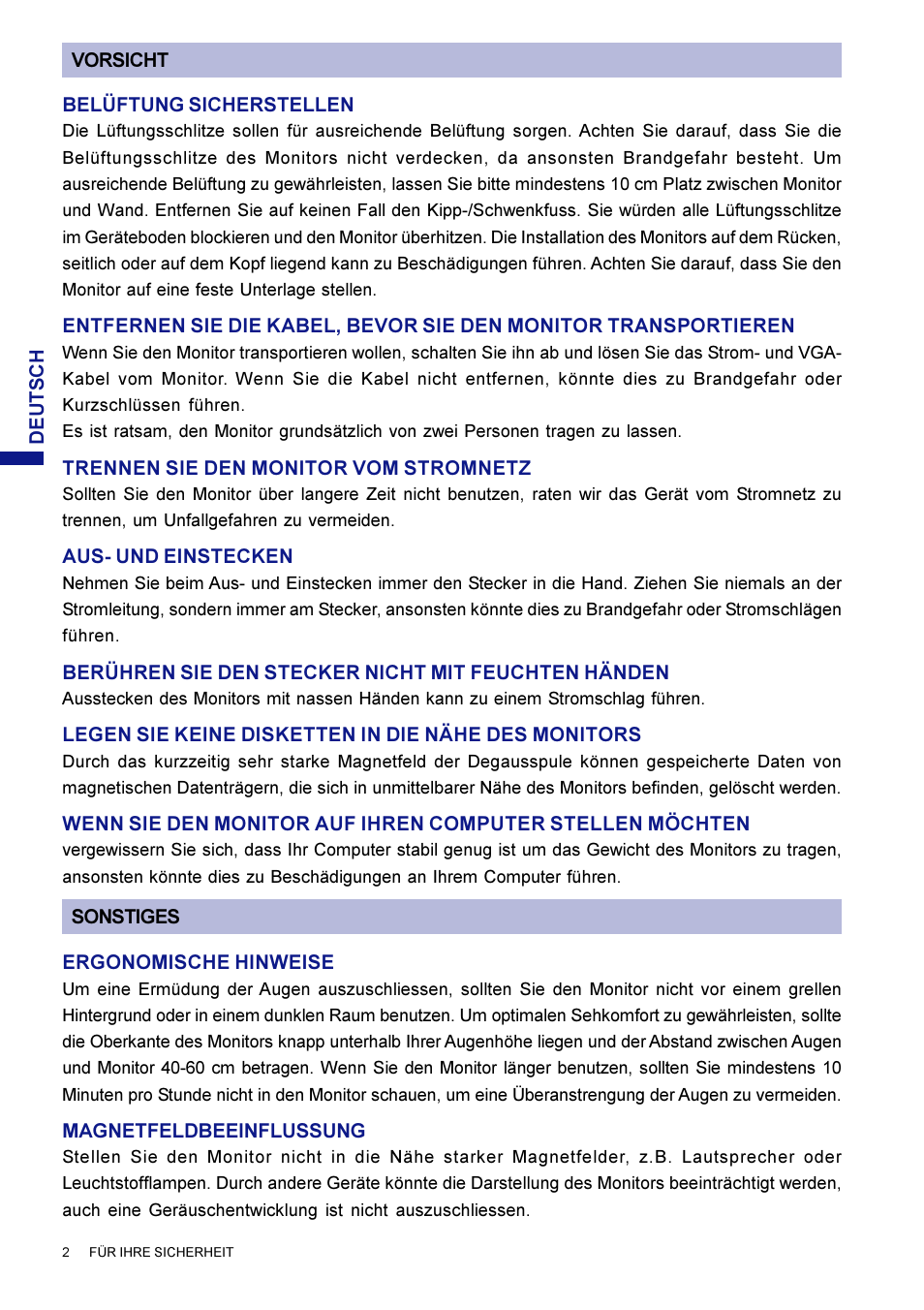 Iiyama LM704UT User Manual | Page 21 / 93