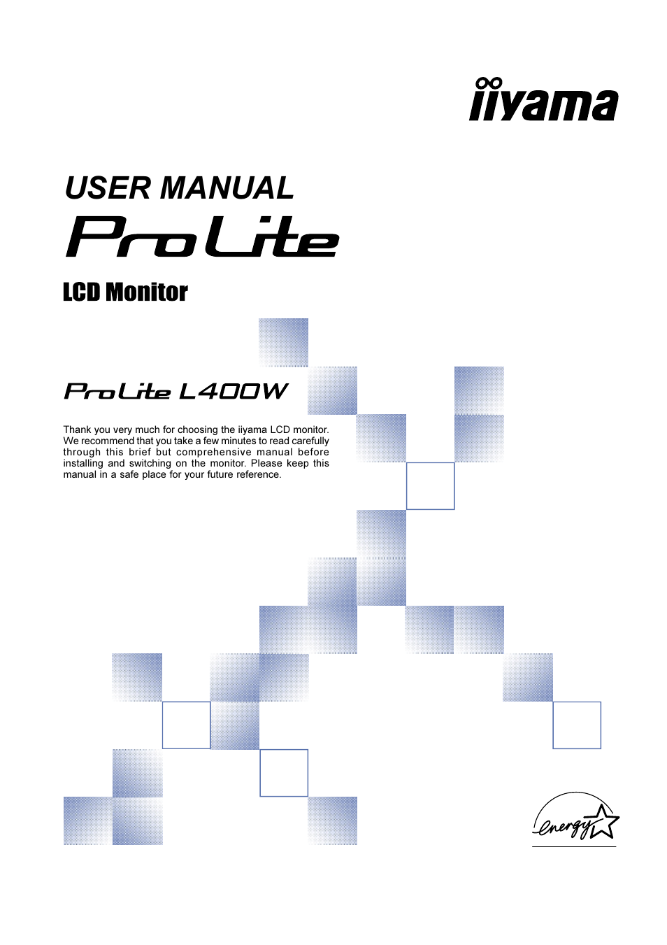 Iiyama L400W User Manual | 24 pages