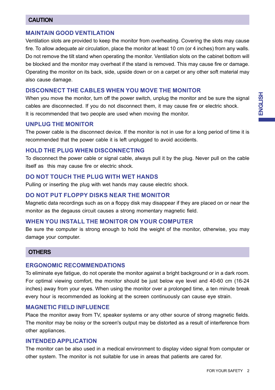 Iiyama MA203DT D User Manual | Page 5 / 21