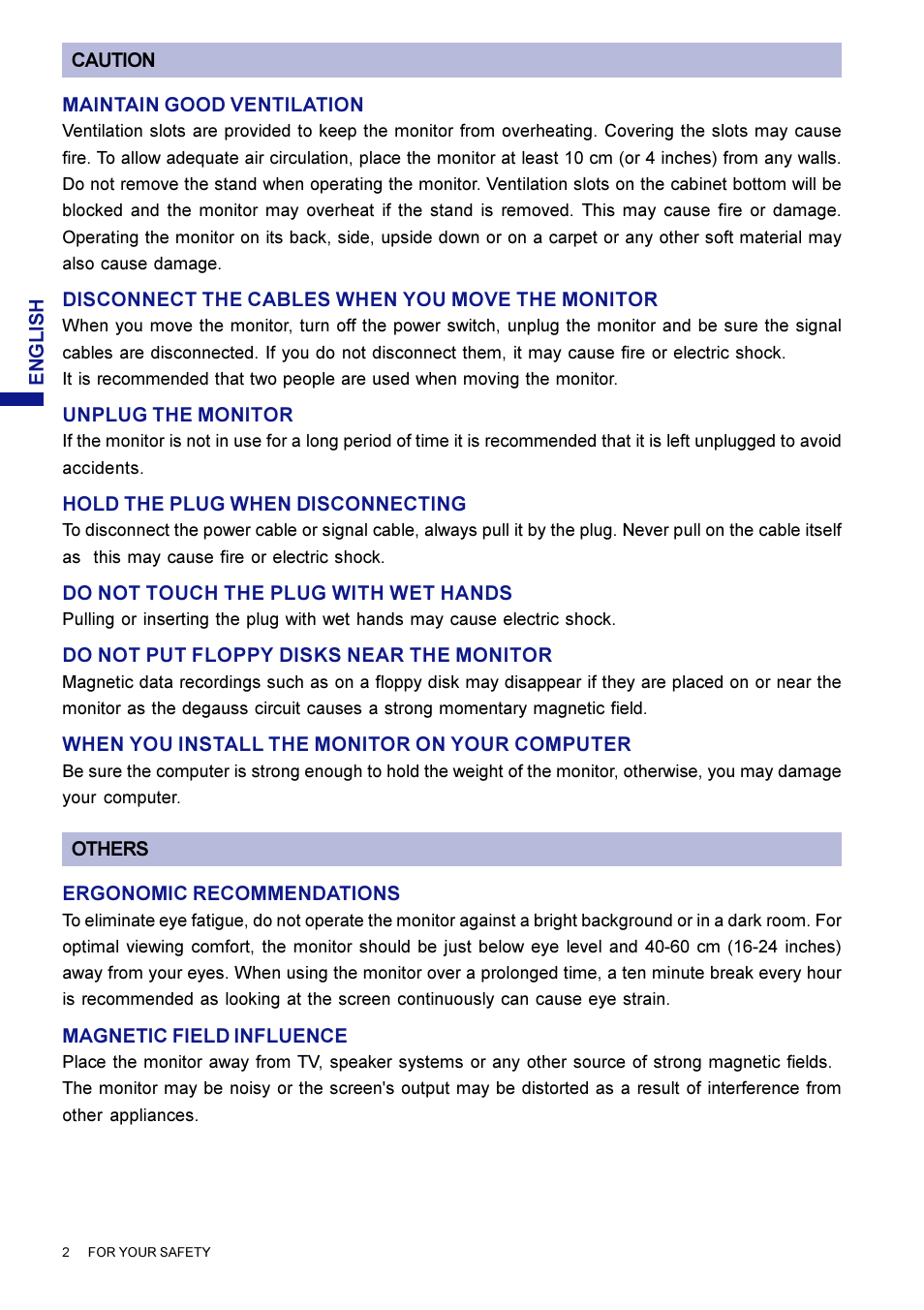 Iiyama HM703UT User Manual | Page 6 / 108