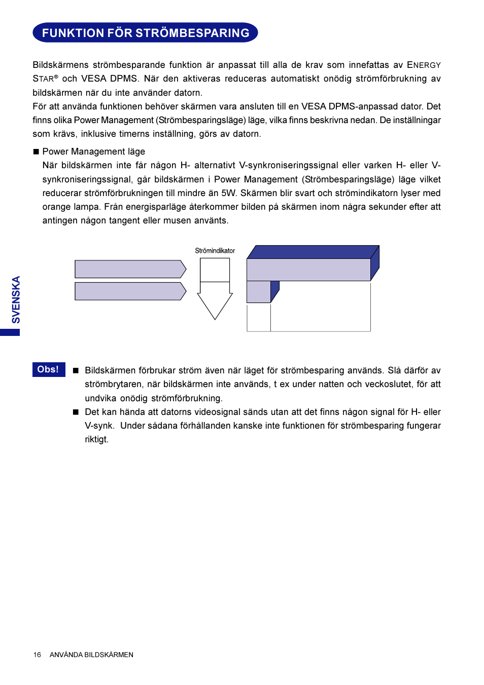 Funktion för strömbesparing | Iiyama AX3819UT BK User Manual | Page 110 / 136
