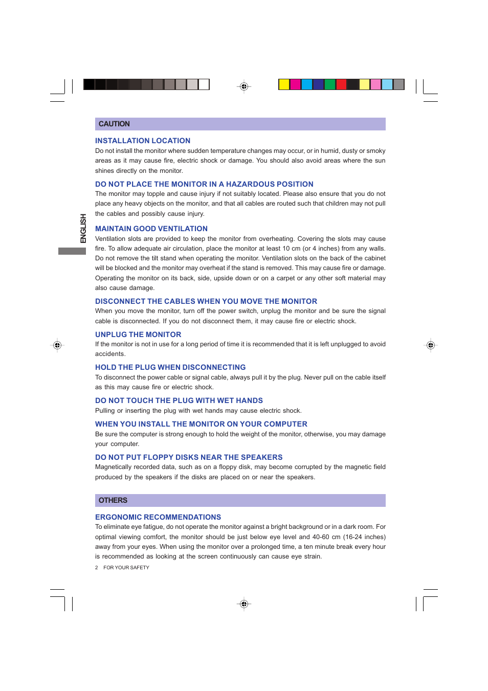 Iiyama PROLITE B2403WS User Manual | Page 6 / 30