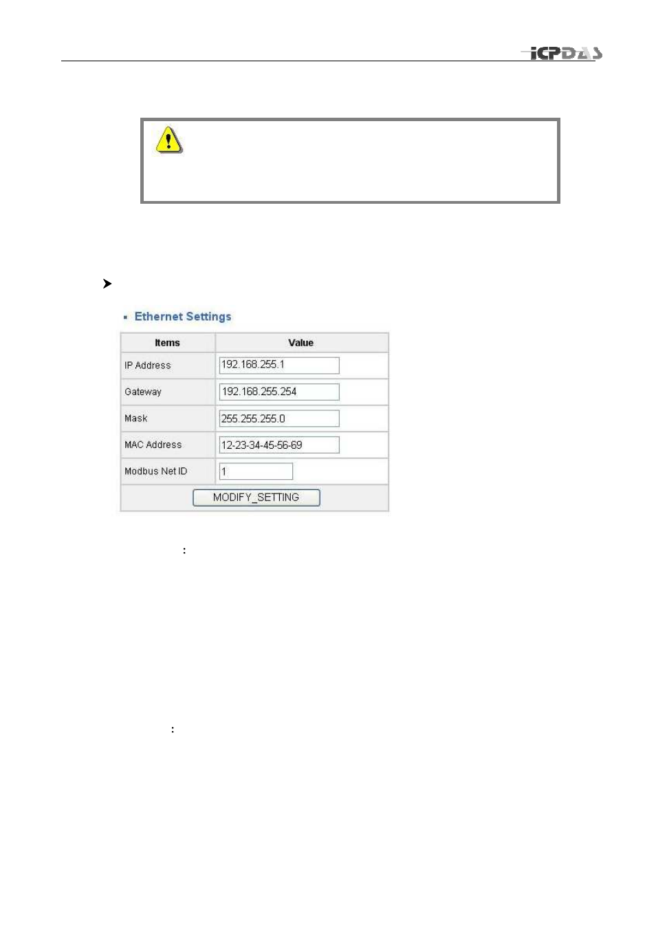 Network | ICP DAS USA MSM-508FCS User Manual | Page 8 / 27