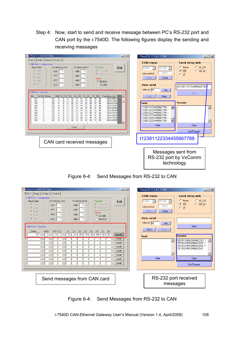 ICP DAS USA I-7540D User Manual | Page 108 / 121