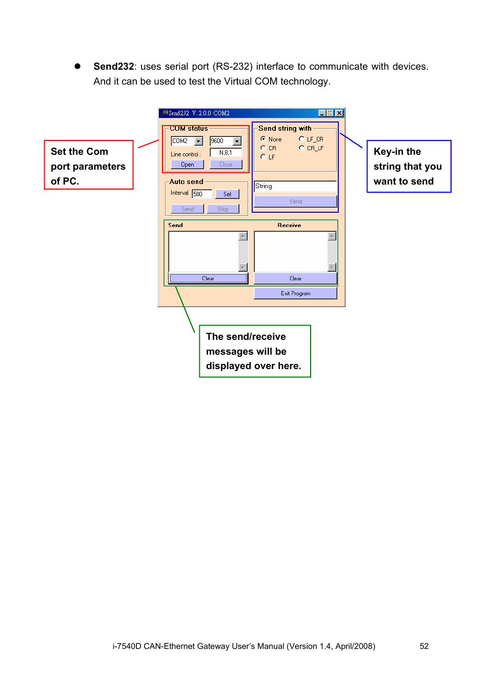 ICP DAS USA I-7540D User Manual | Page 52 / 121