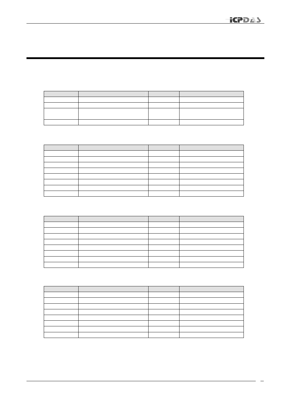 Appendix c, Modbus table | ICP DAS USA VERION 1.0 MSM-508FCS User Manual | Page 39 / 42