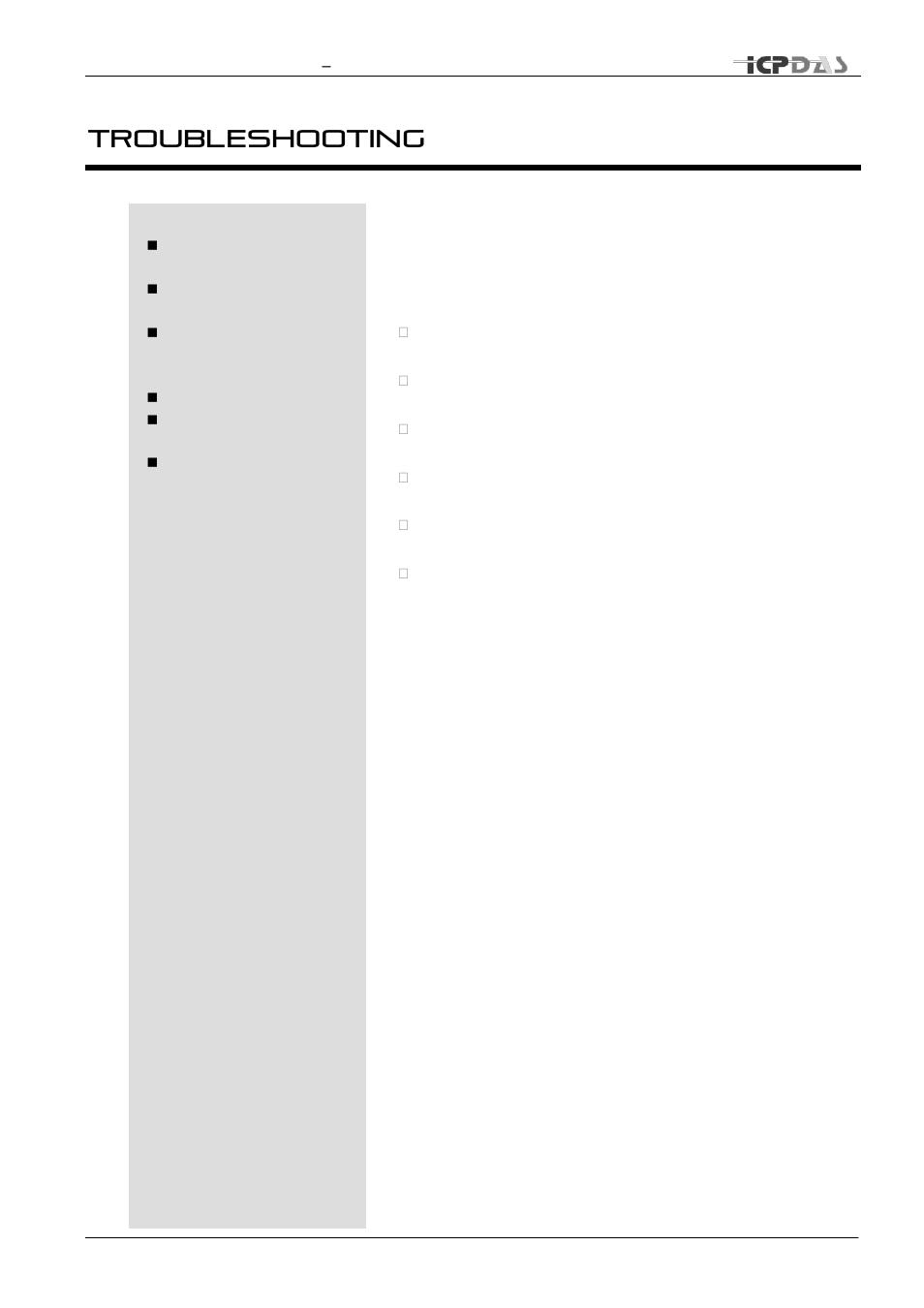 Troubleshooting | ICP DAS USA RS-405/405F User Manual | Page 67 / 70