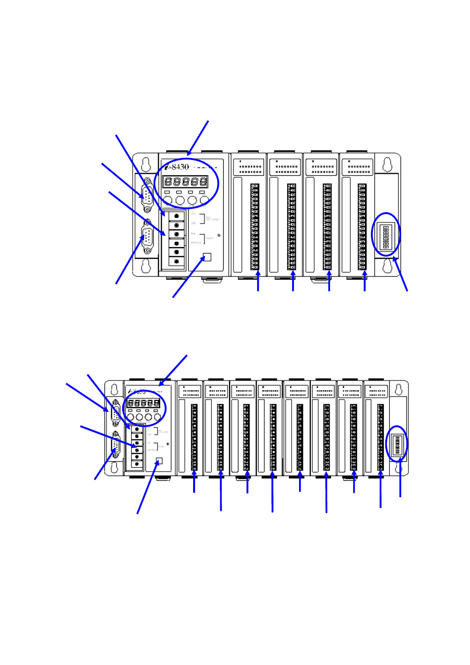 4 front view of 8430/8830 | ICP DAS USA 8KE8 User Manual | Page 14 / 90